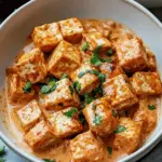 Spicy Tofu with Creamy Coconut Sauce