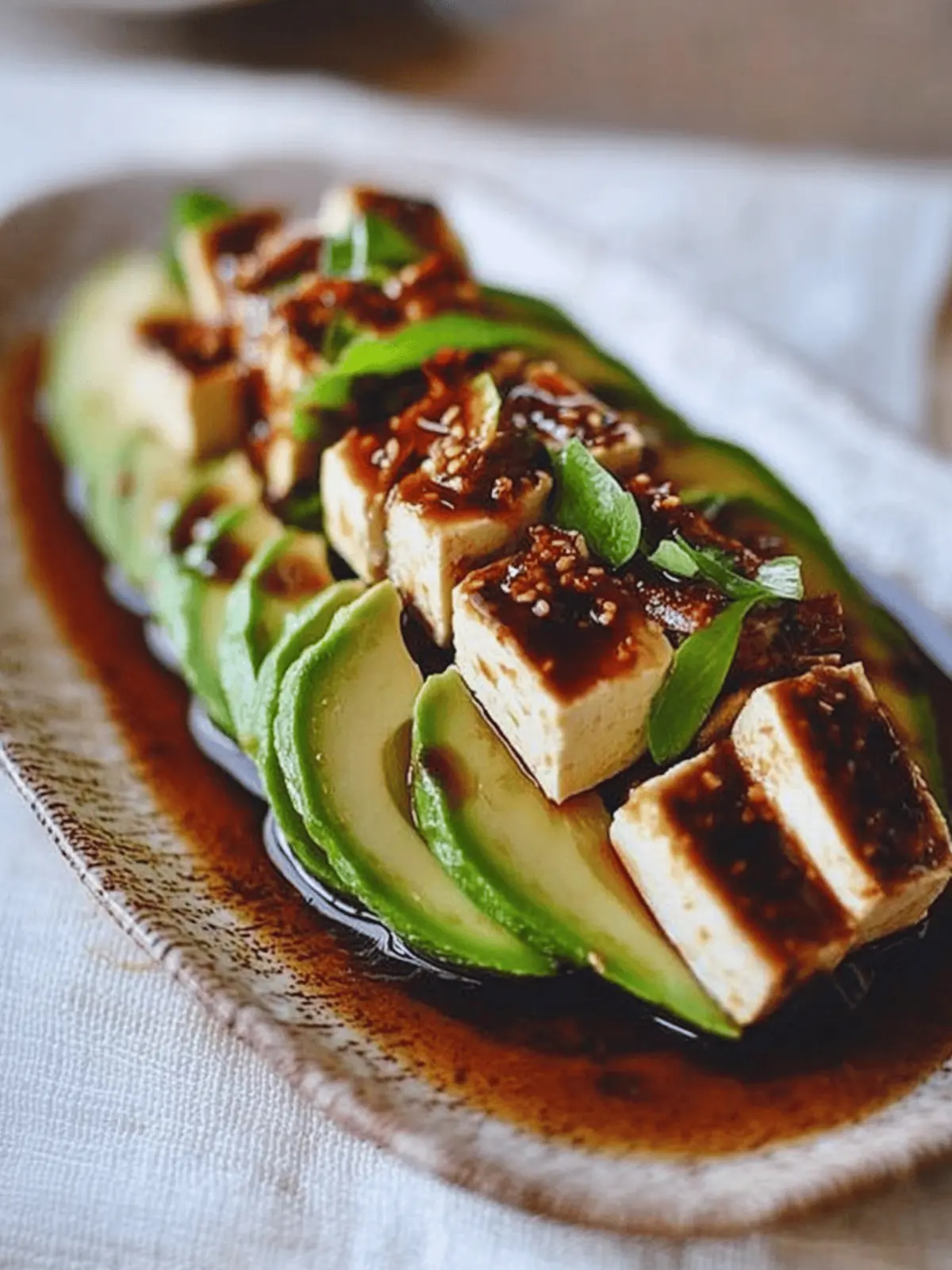 Tofu Avocado Salad