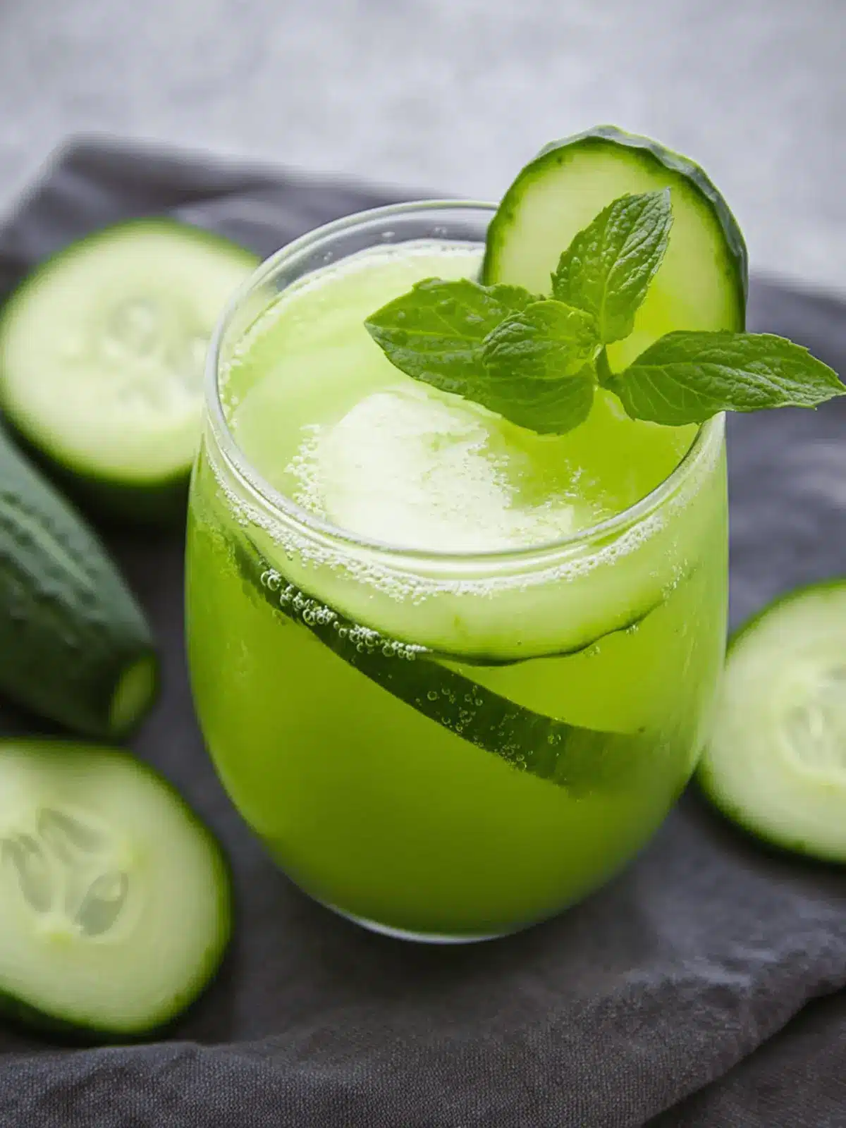 Cucumber agua fresca