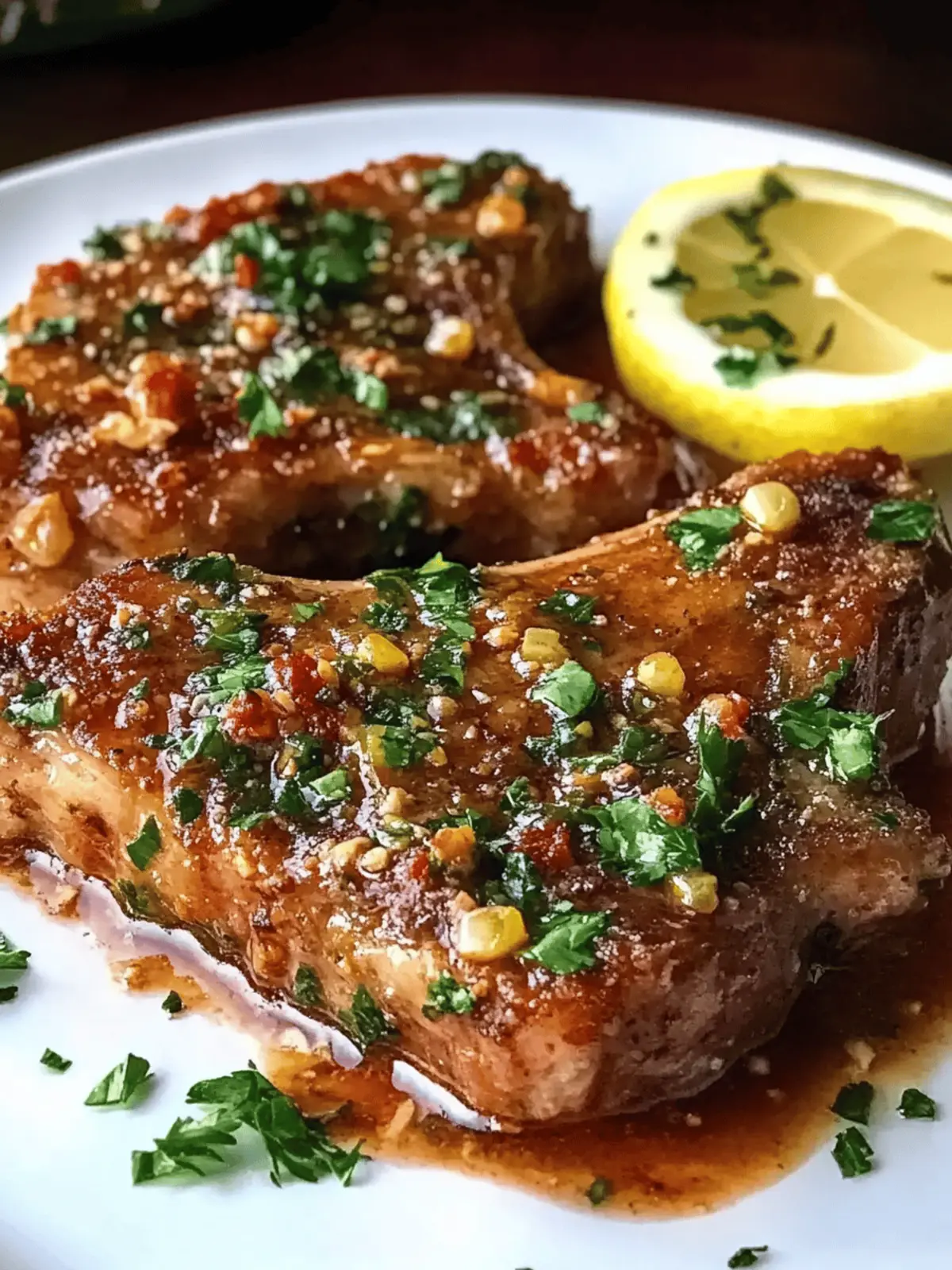 Sicilian Pork Chops