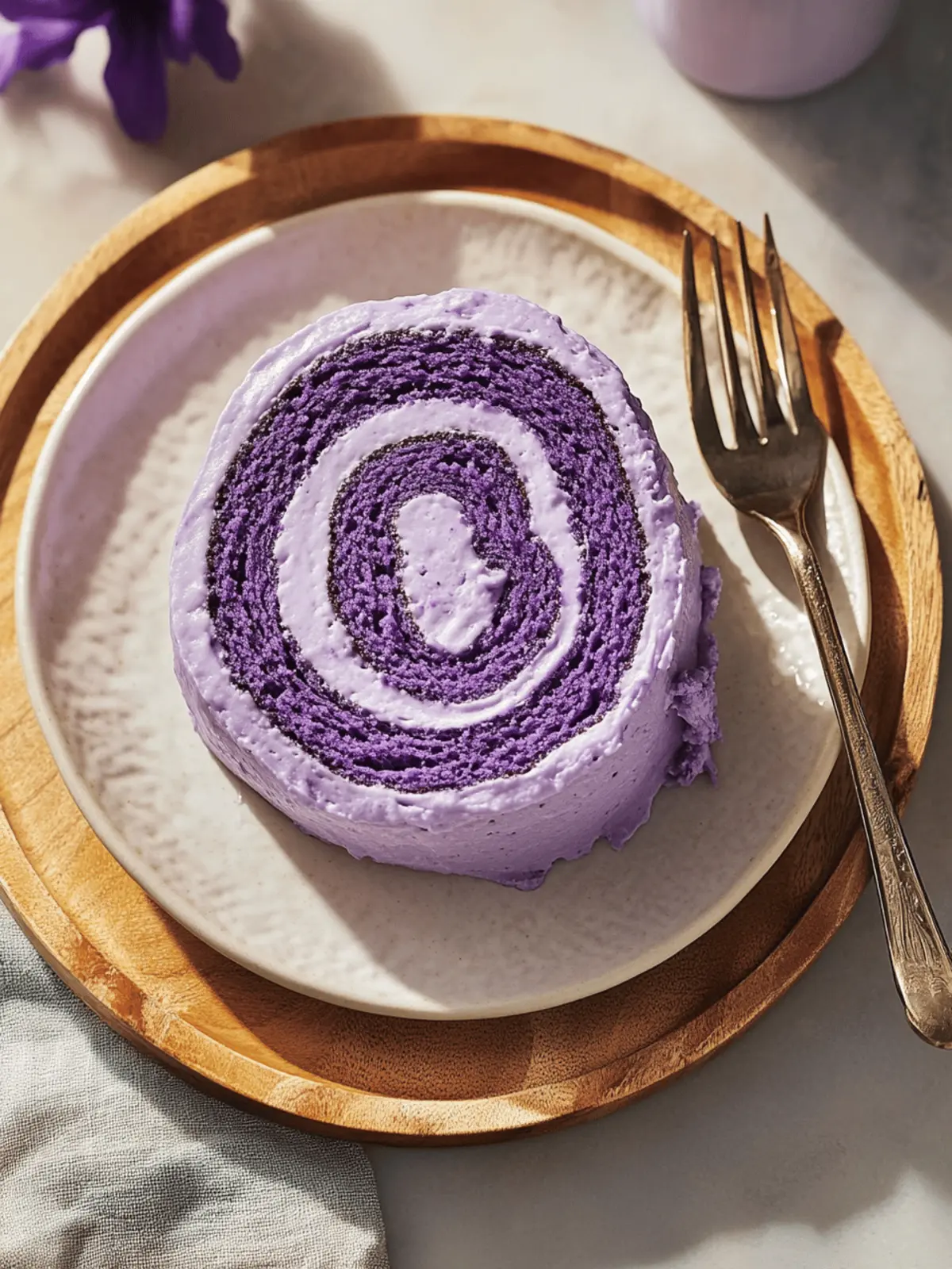 Ube Roll Cake