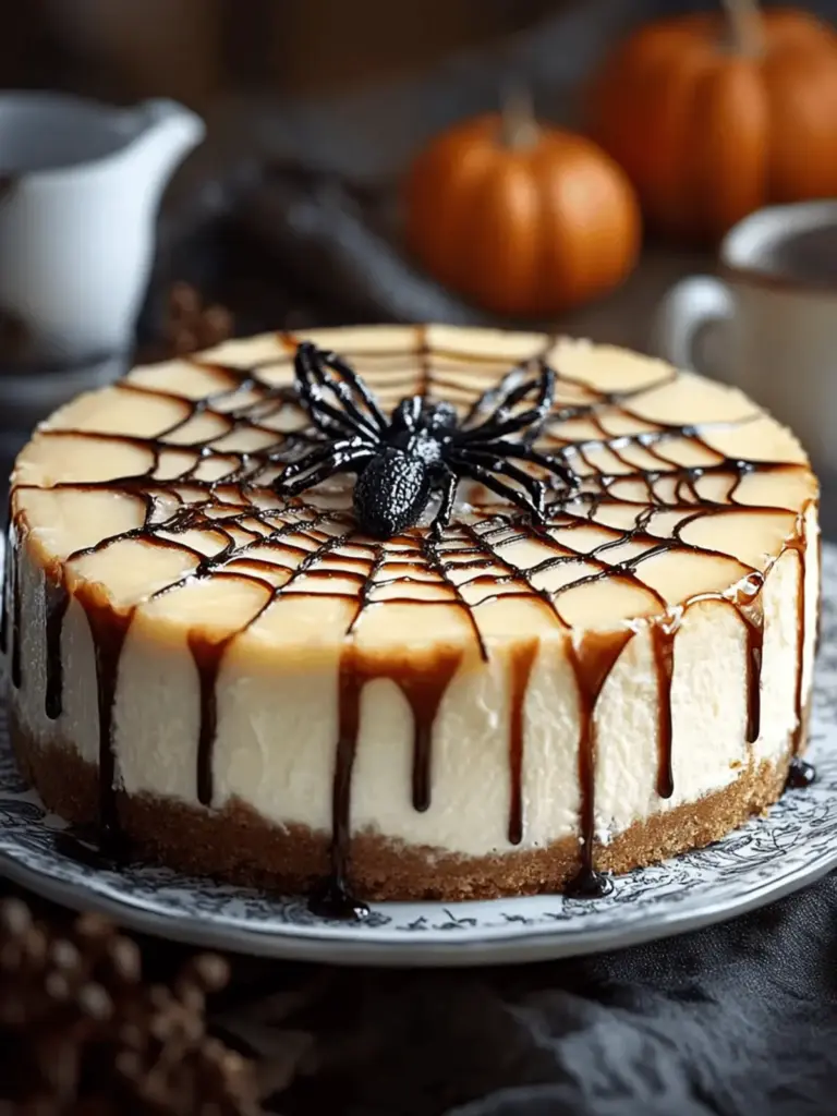 Spider Web Cheesecake