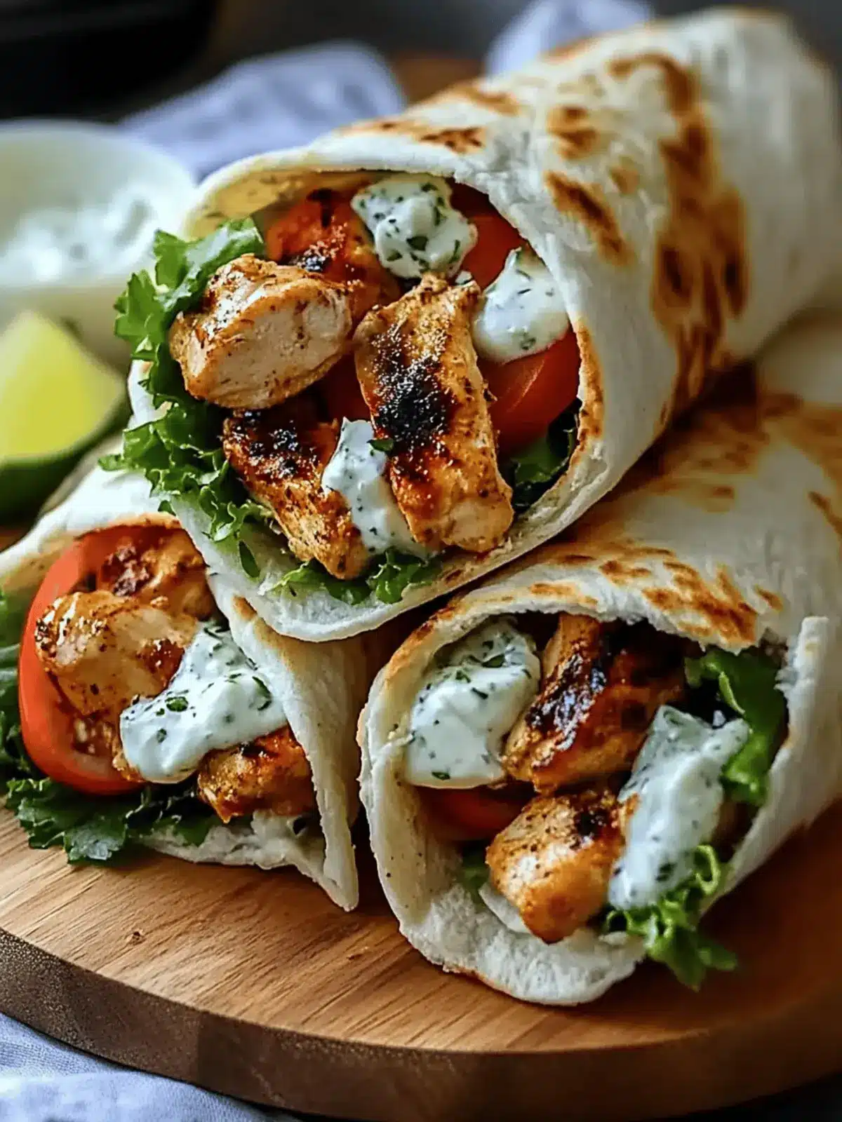 Mediterranean Chicken Gyros