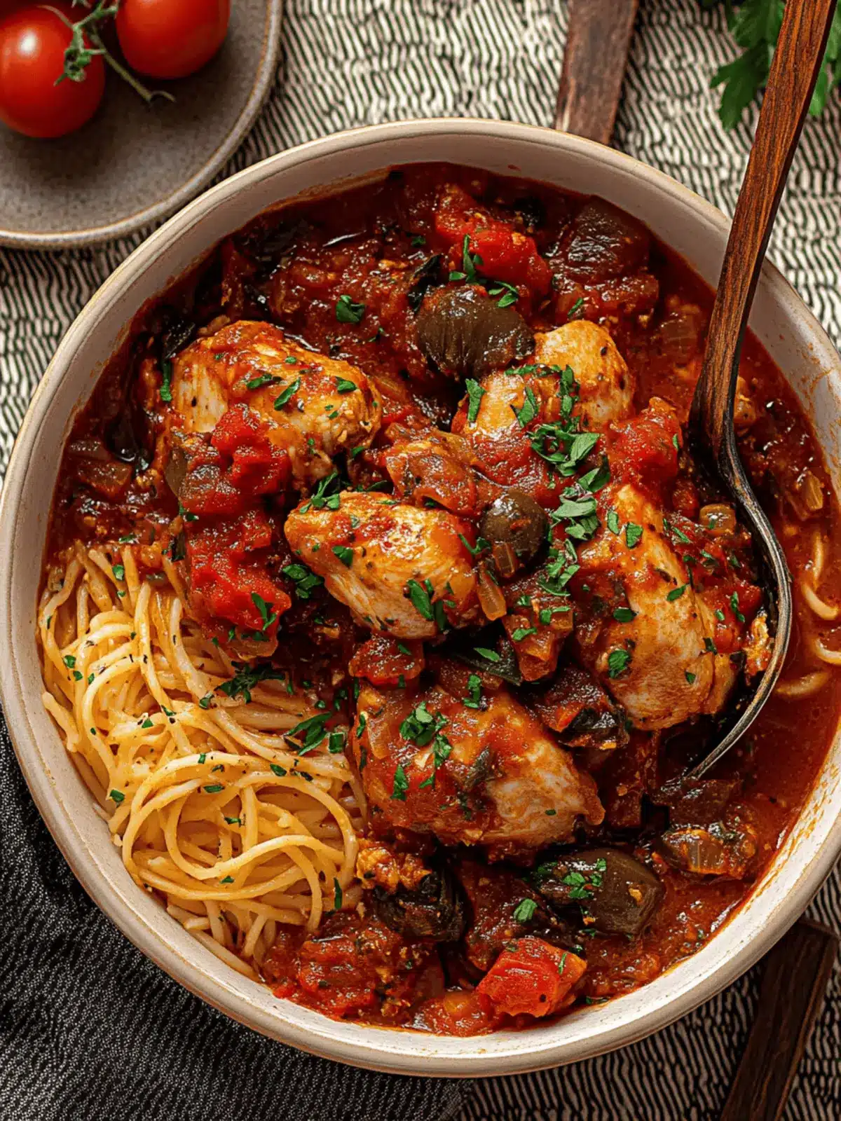 Slow Cooker Chicken Cacciatore