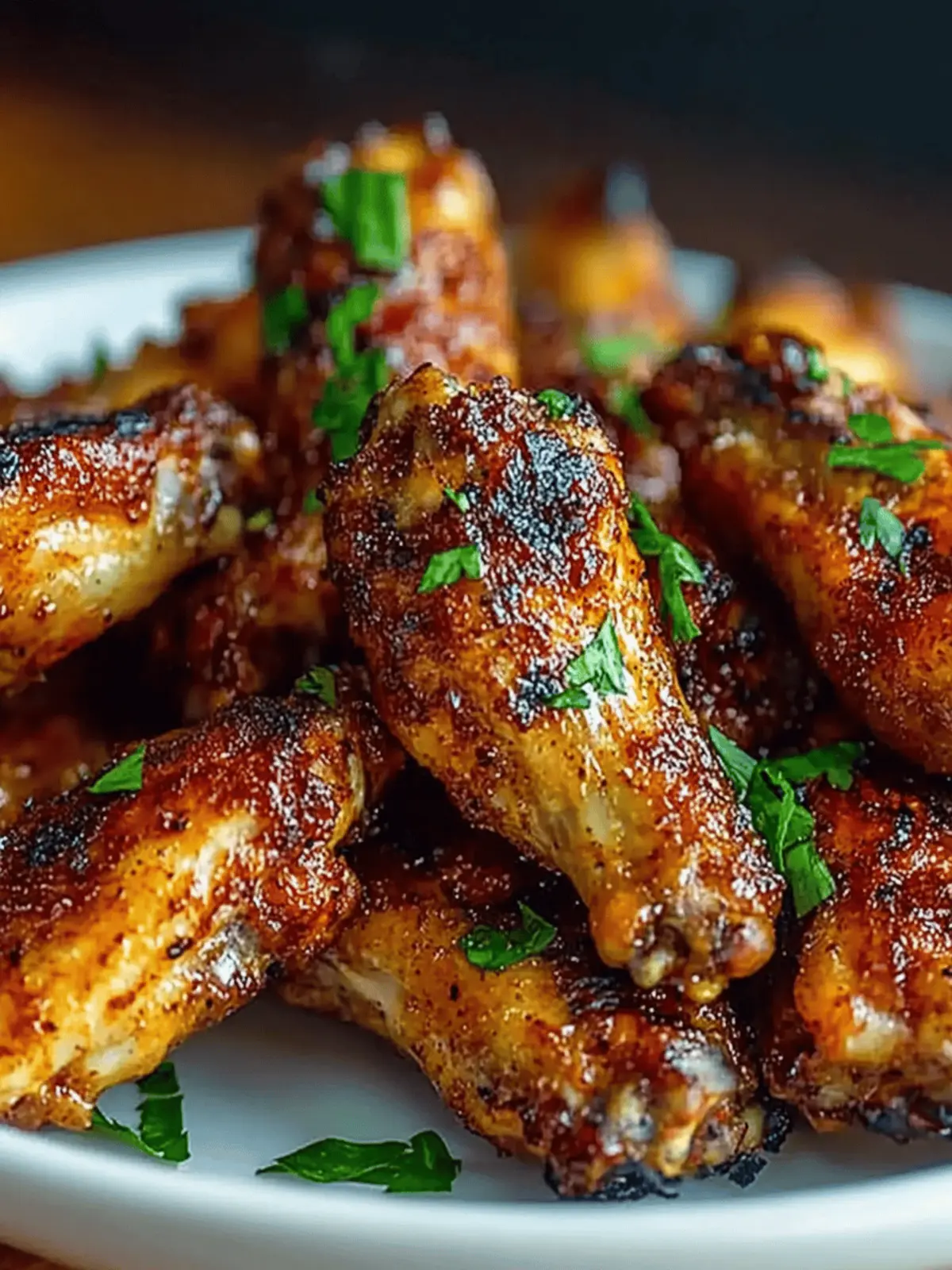 Cajun Garlic Chicken Wings Feast