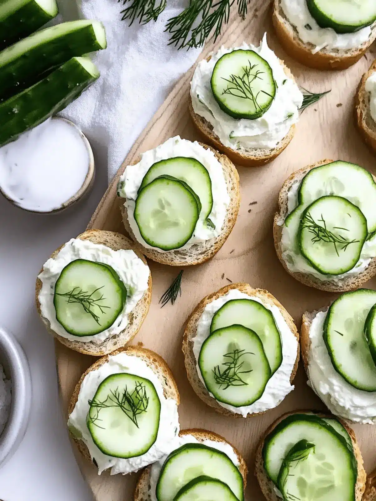 Cucumber Cream Cheese Bites
