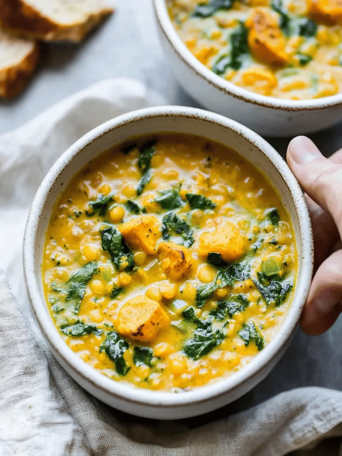Golden Turmeric Lentil Soup