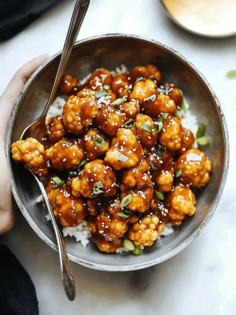 General Tso’s Cauliflower