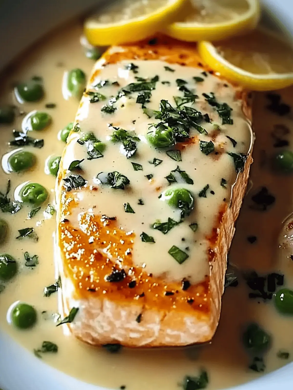 Creamy Lemon Salmon Piccata