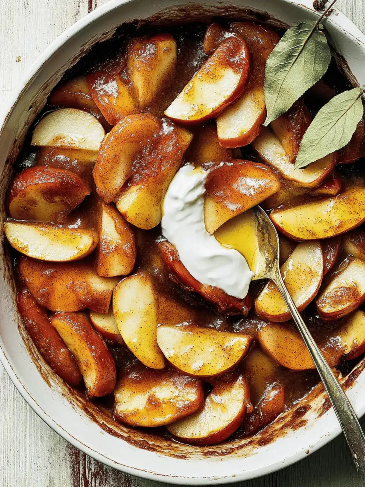 Baked Spiced Apple Slices