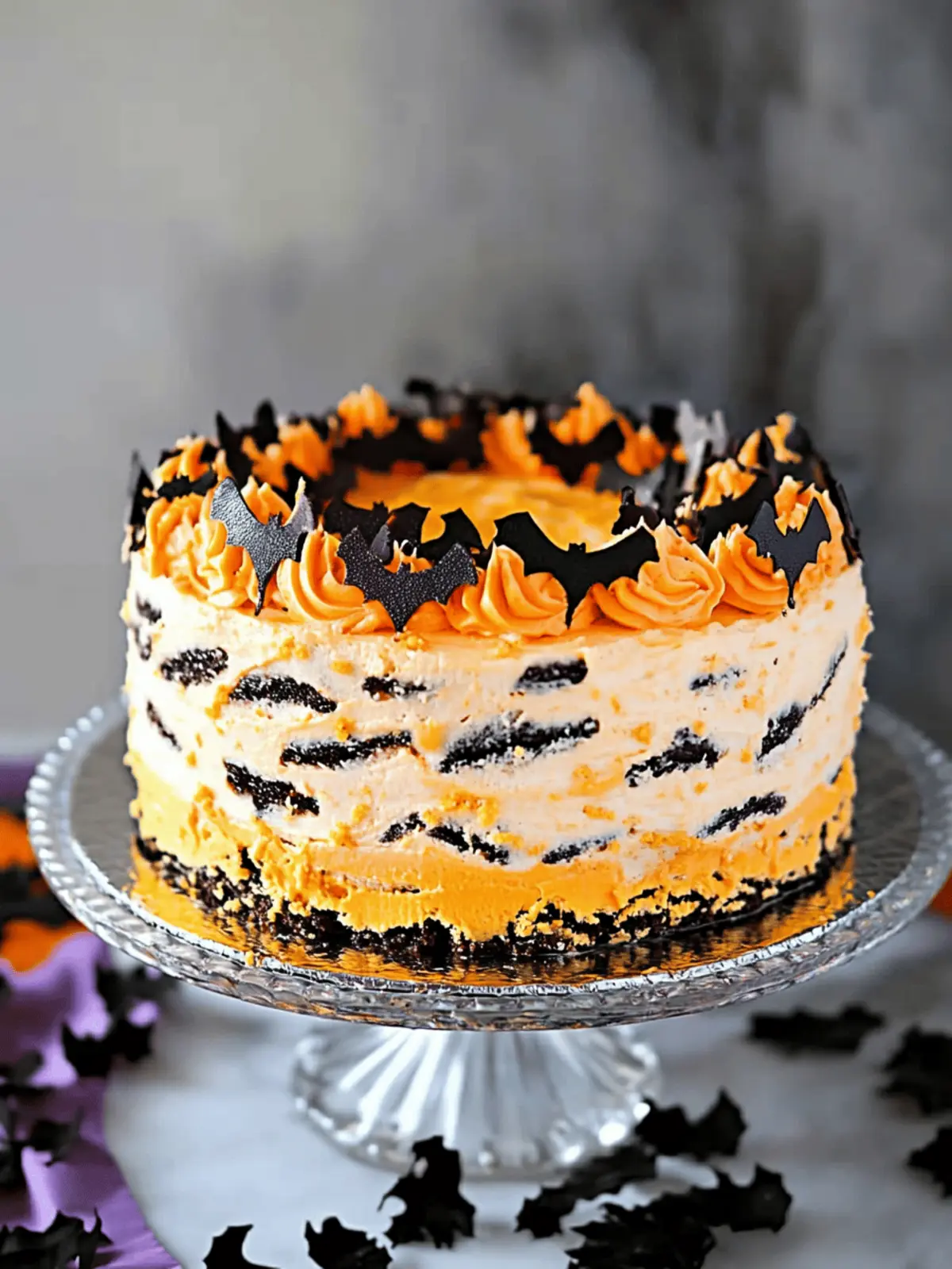 Halloween Icebox Cake