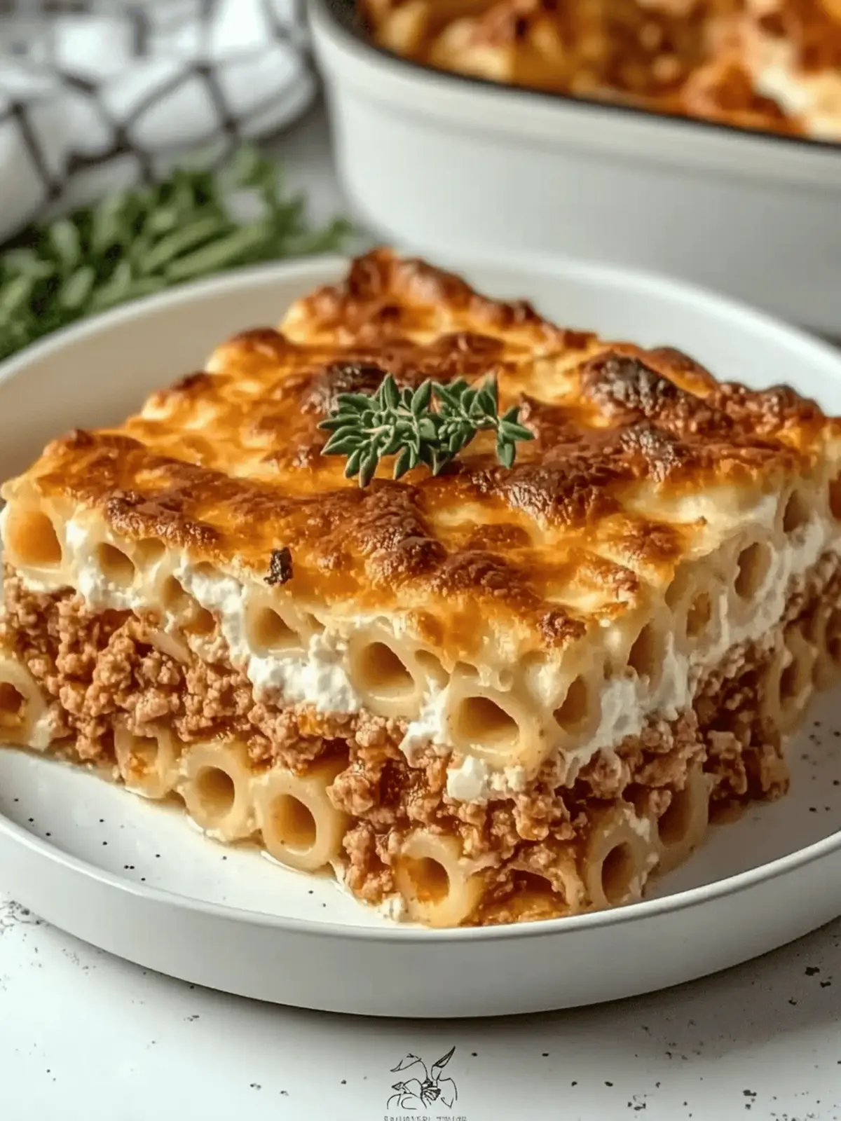 Traditional Greek Pastitsio