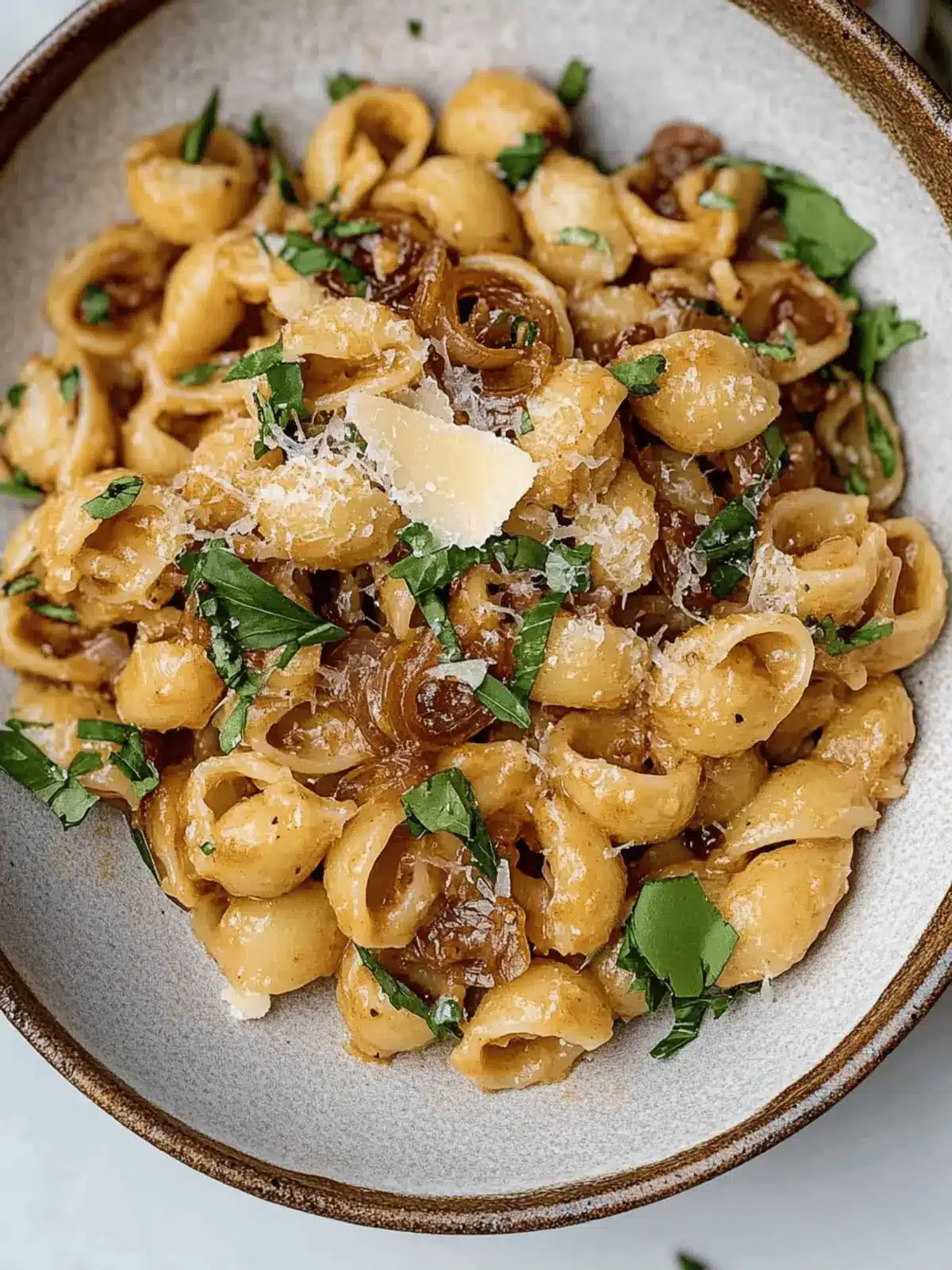 Vegan Caramelized Onion Pasta