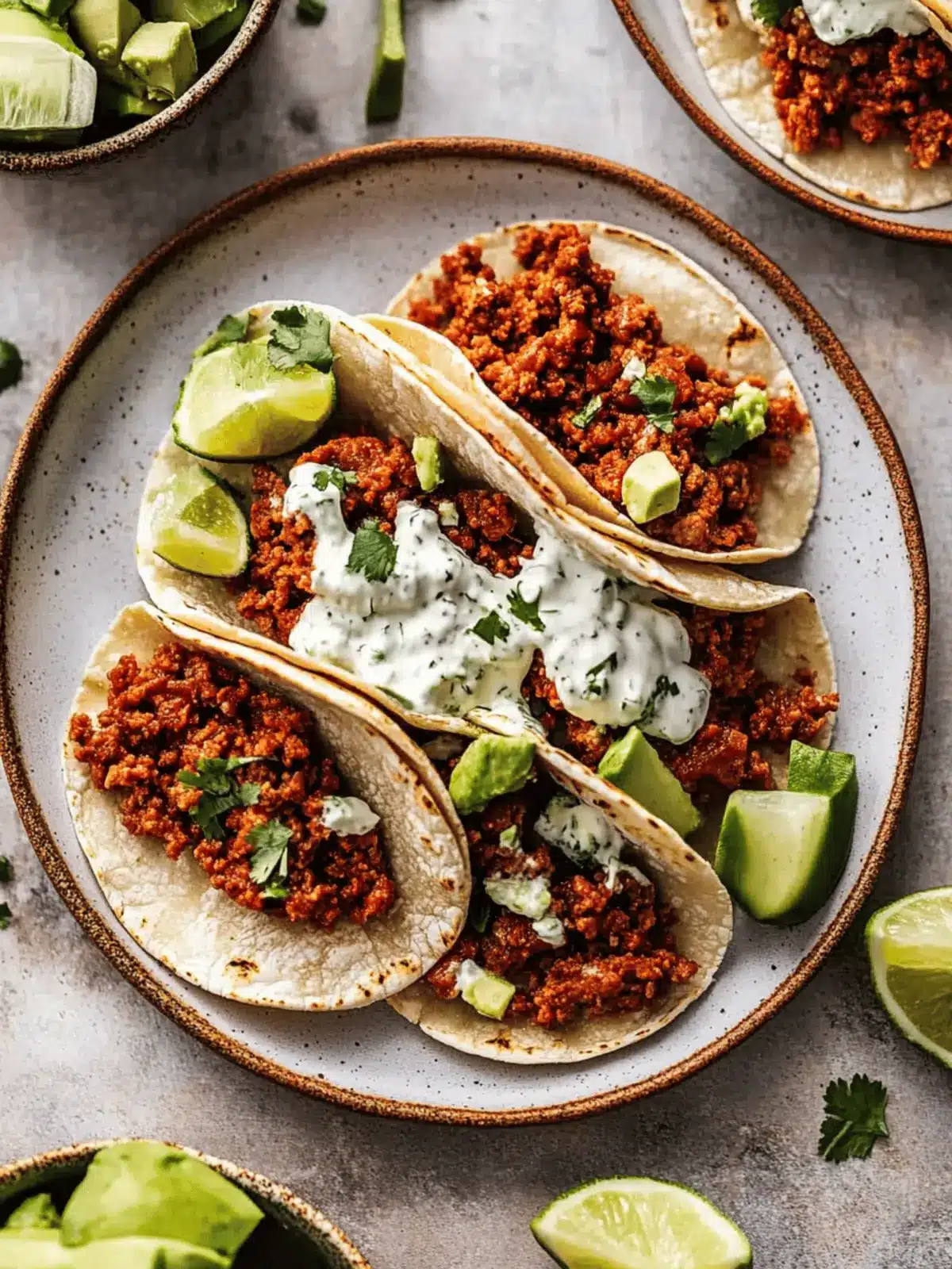 Chorizo Tacos