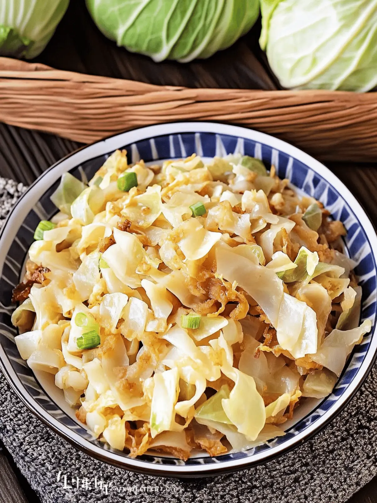 Fried Cabbage and Noodles