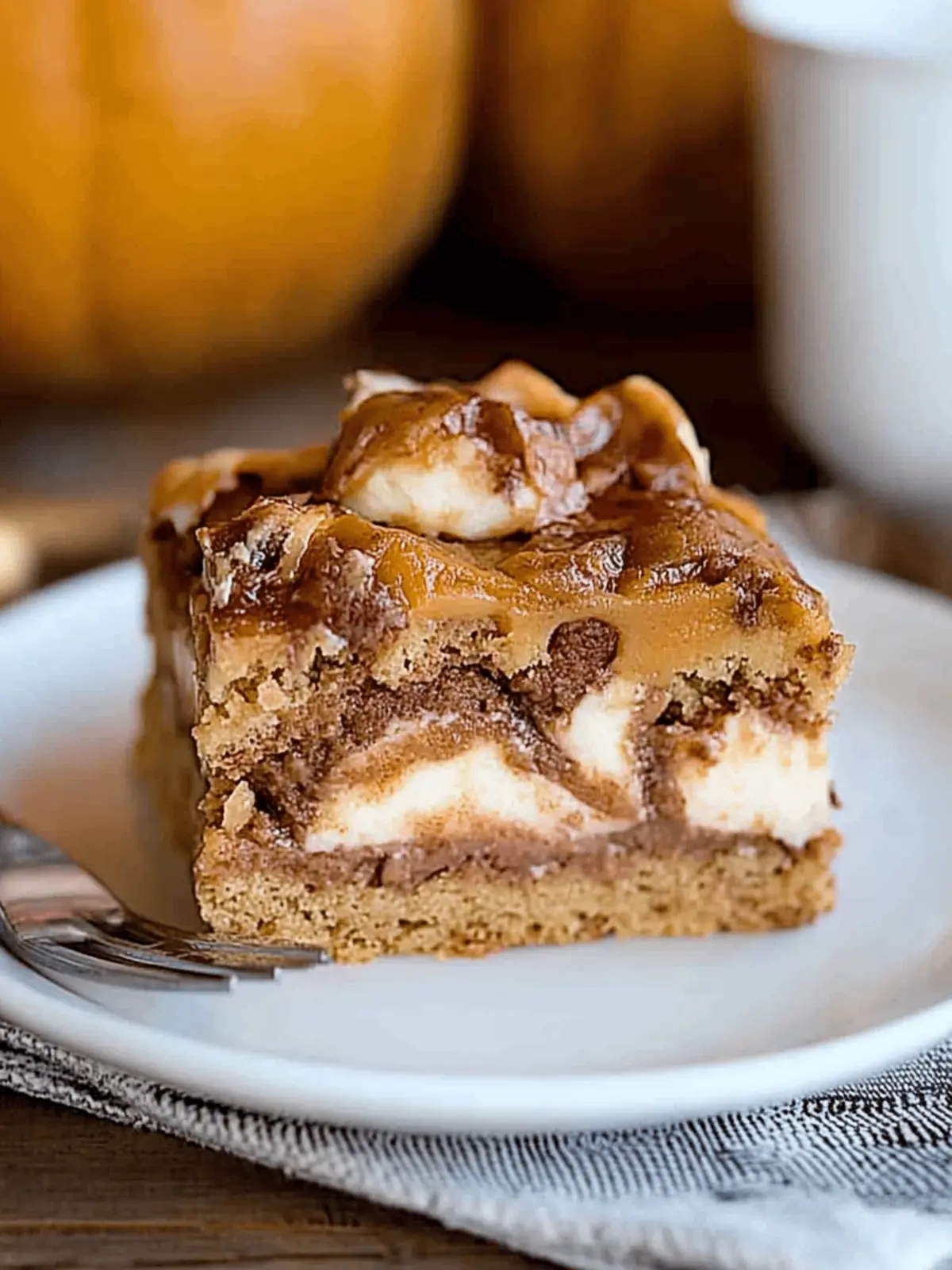 Pumpkin Earthquake Cake