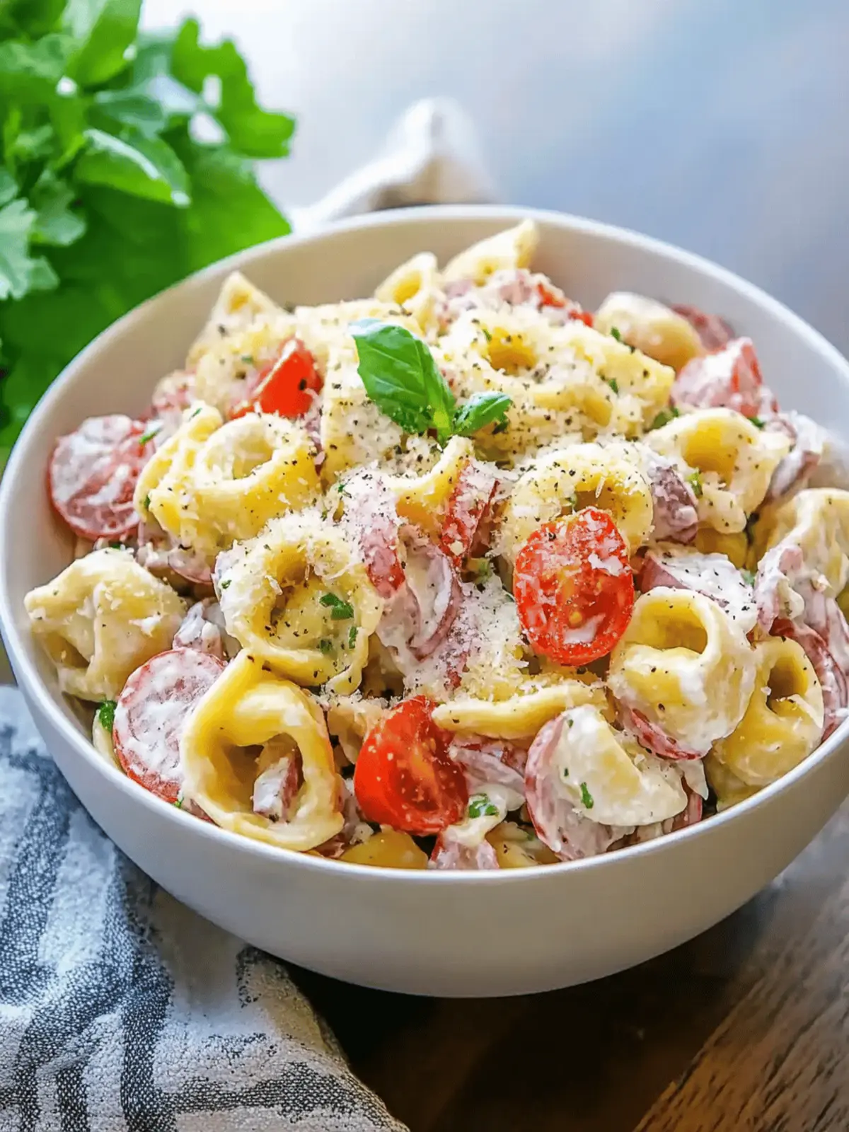 Fresh Grinder Tortellini Salad