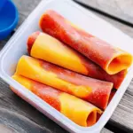 Tie-Dye Mango Strawberry Fruit Leathers
