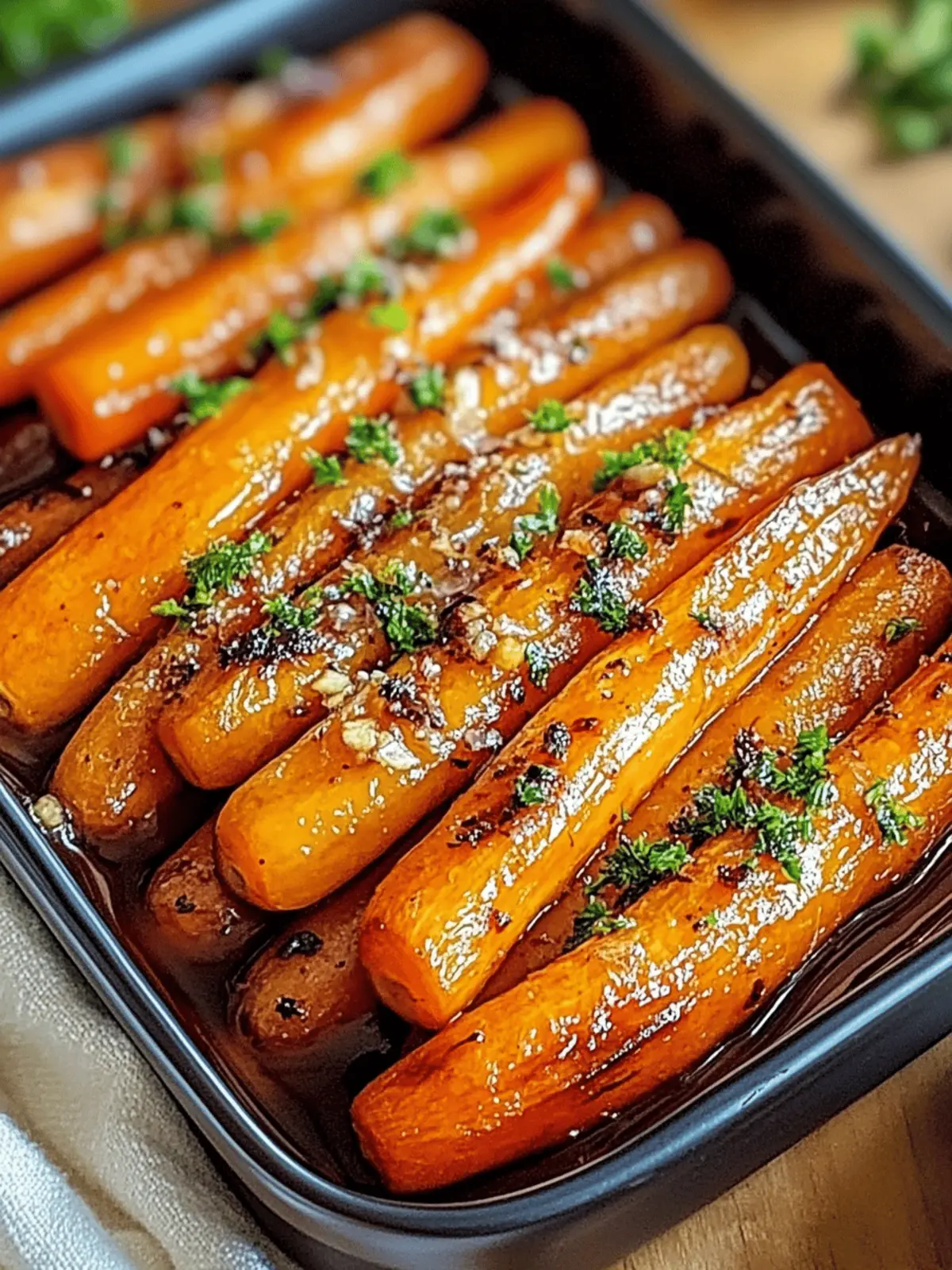 Maple Dijon Roasted Carrots