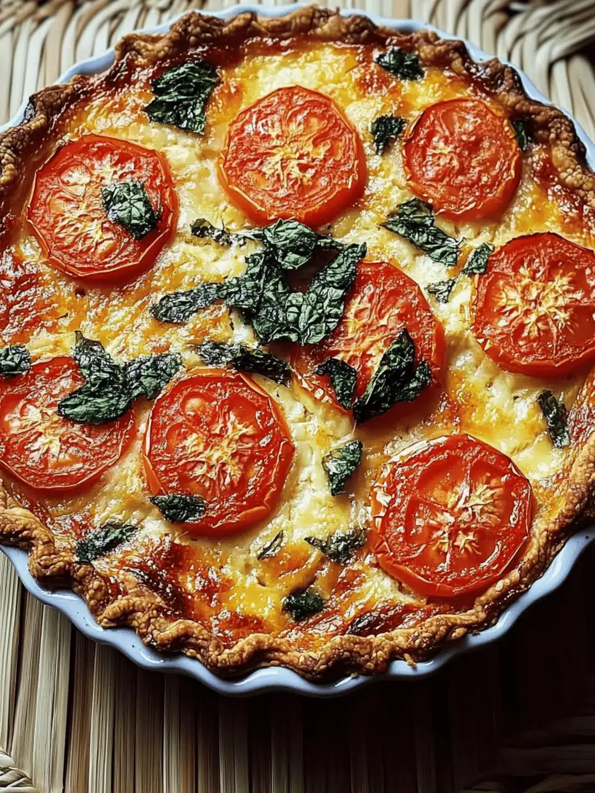 Summer Tomato and Eggplant Pie