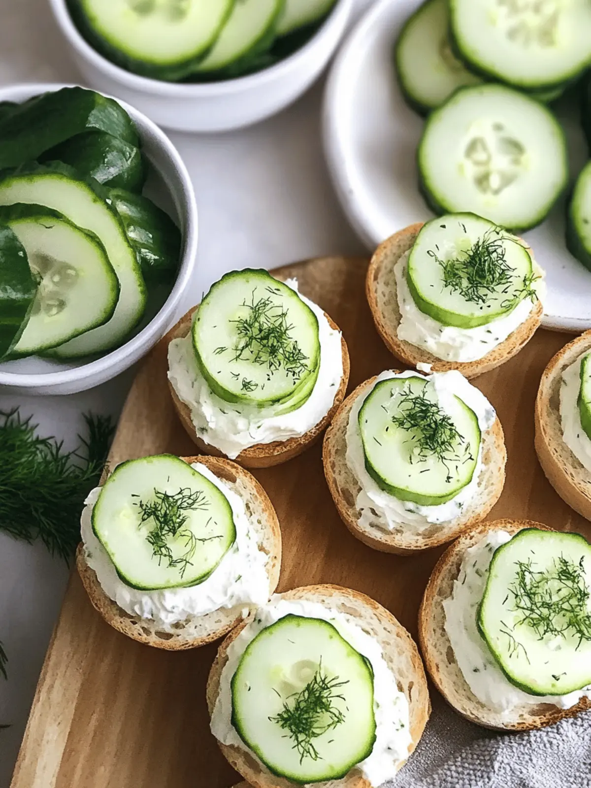 Cucumber Cream Cheese Bites