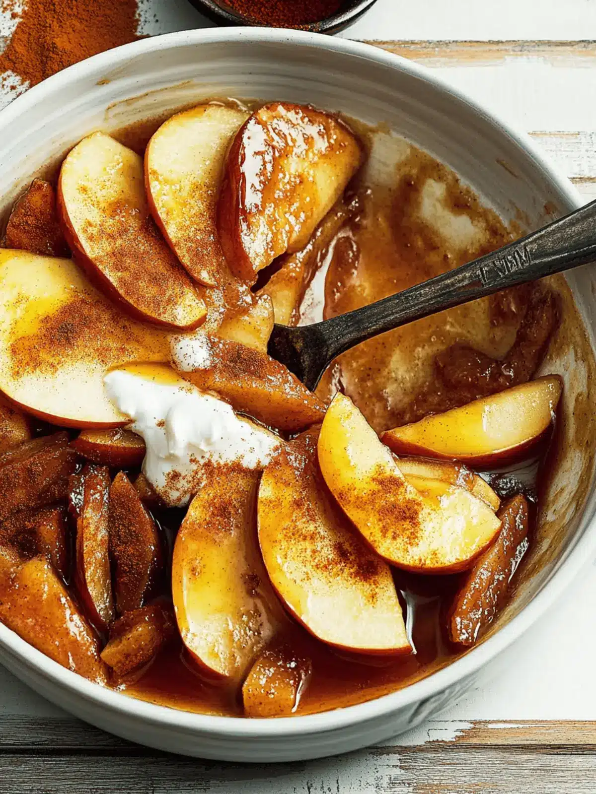 Baked Spiced Apple Slices