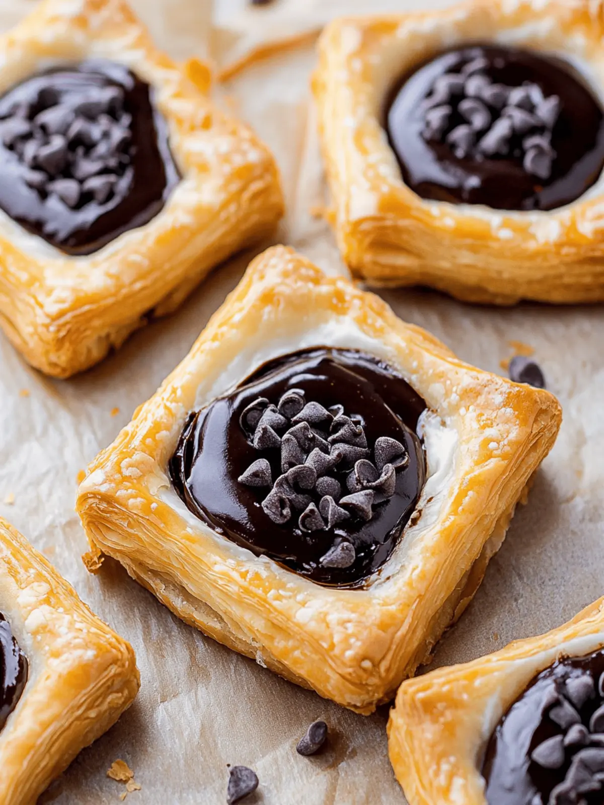 Chocolate Cream Cheese Danish