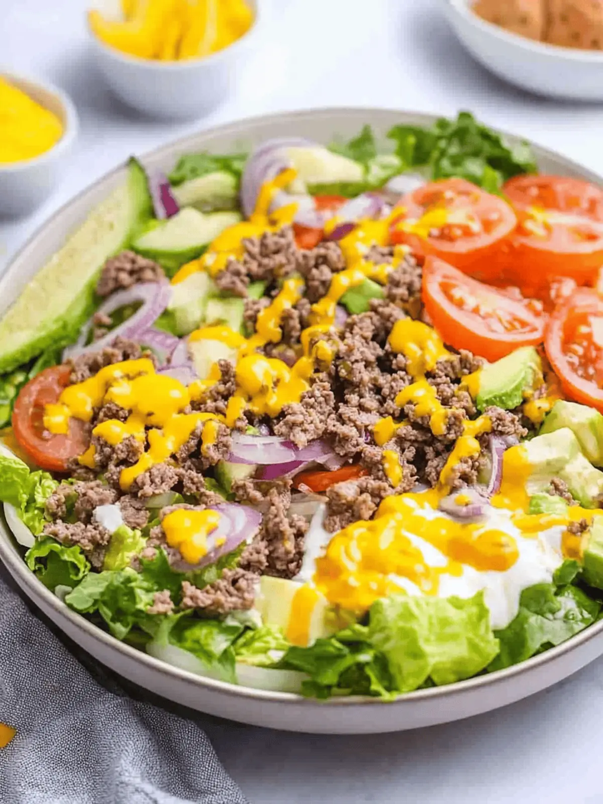 Keto Big Mac Salad