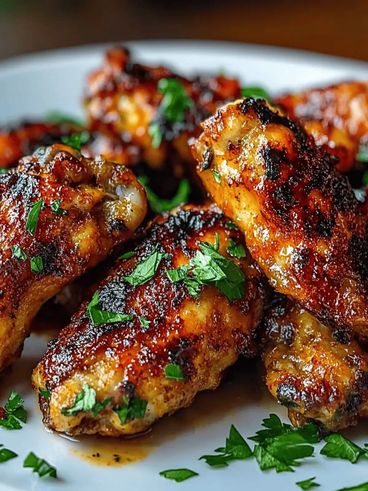 Cajun Garlic Chicken Wings Feast