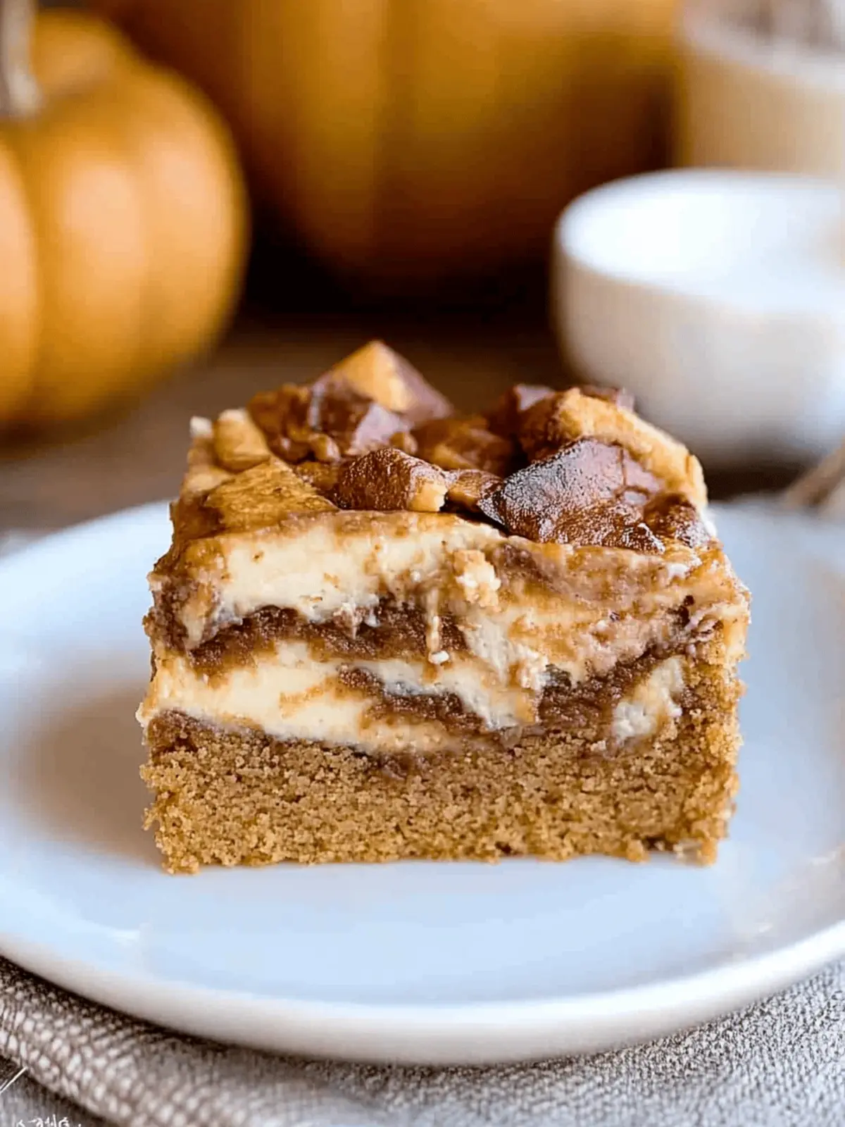 Pumpkin Earthquake Cake