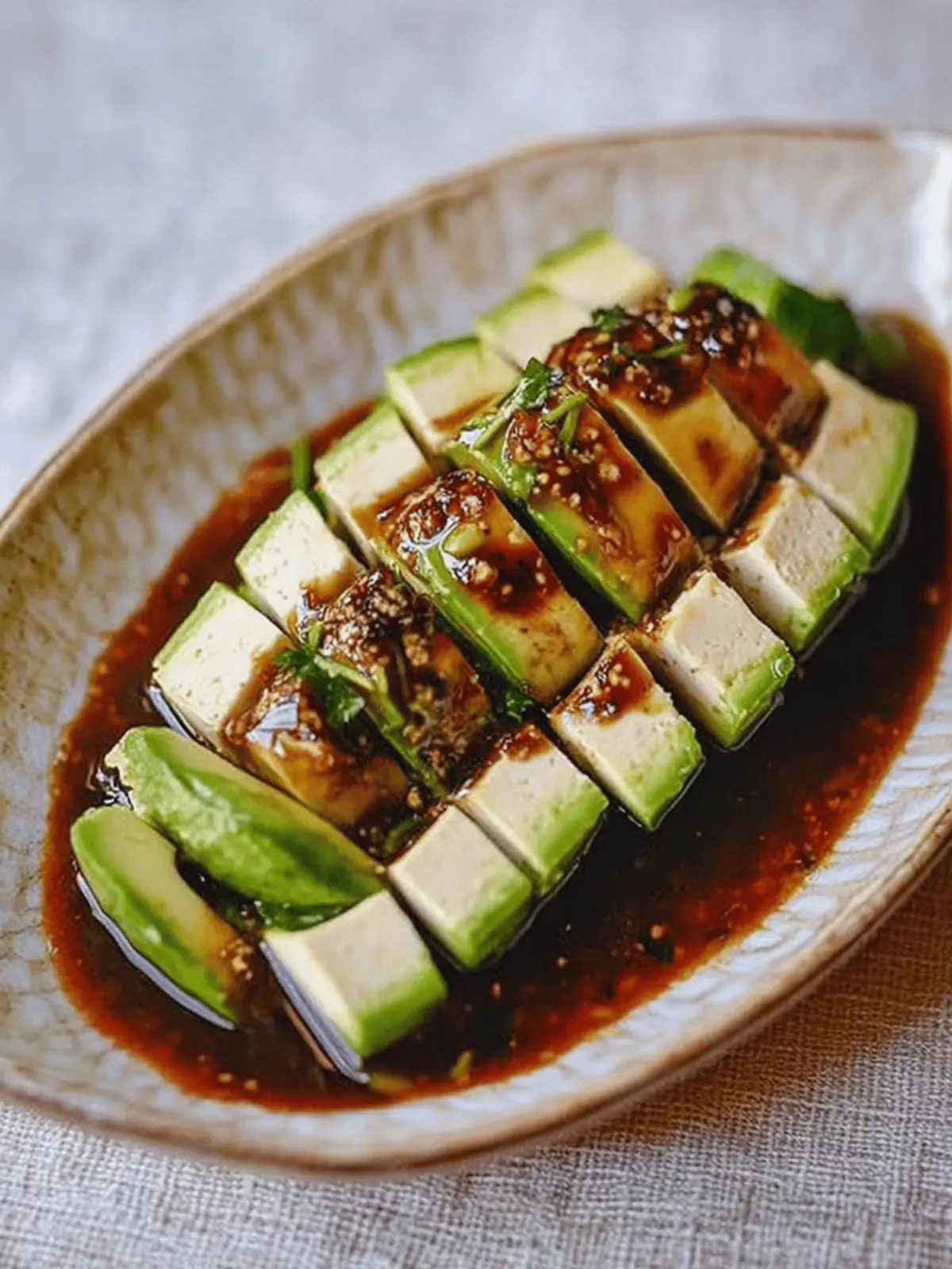 Tofu Avocado Salad