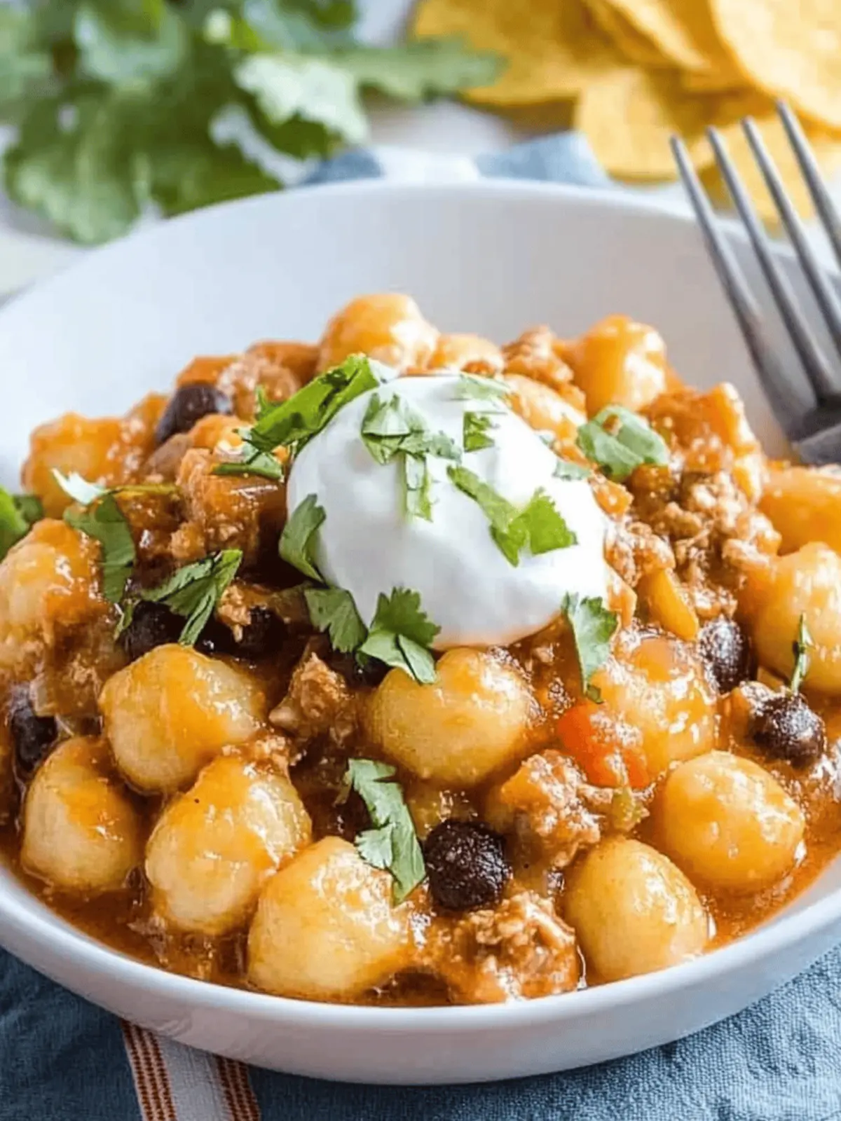 One Pot Taco Gnocchi