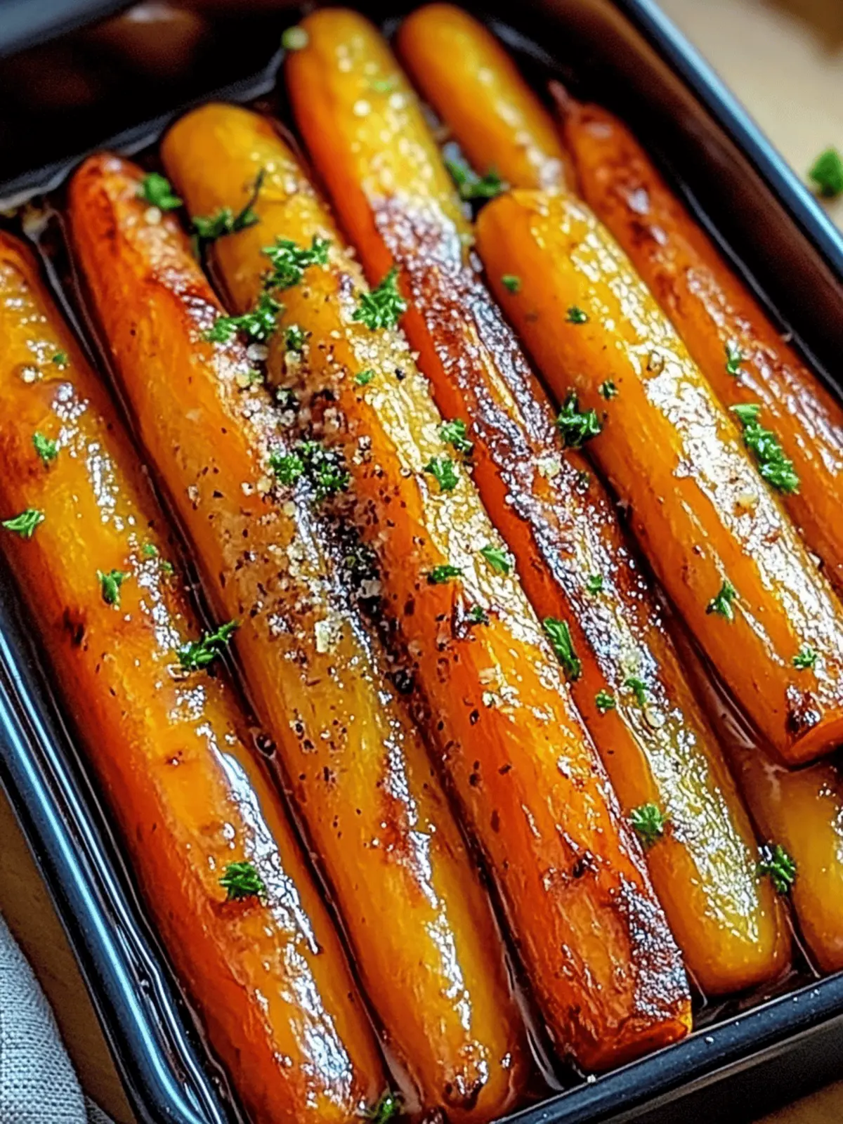Maple Dijon Roasted Carrots