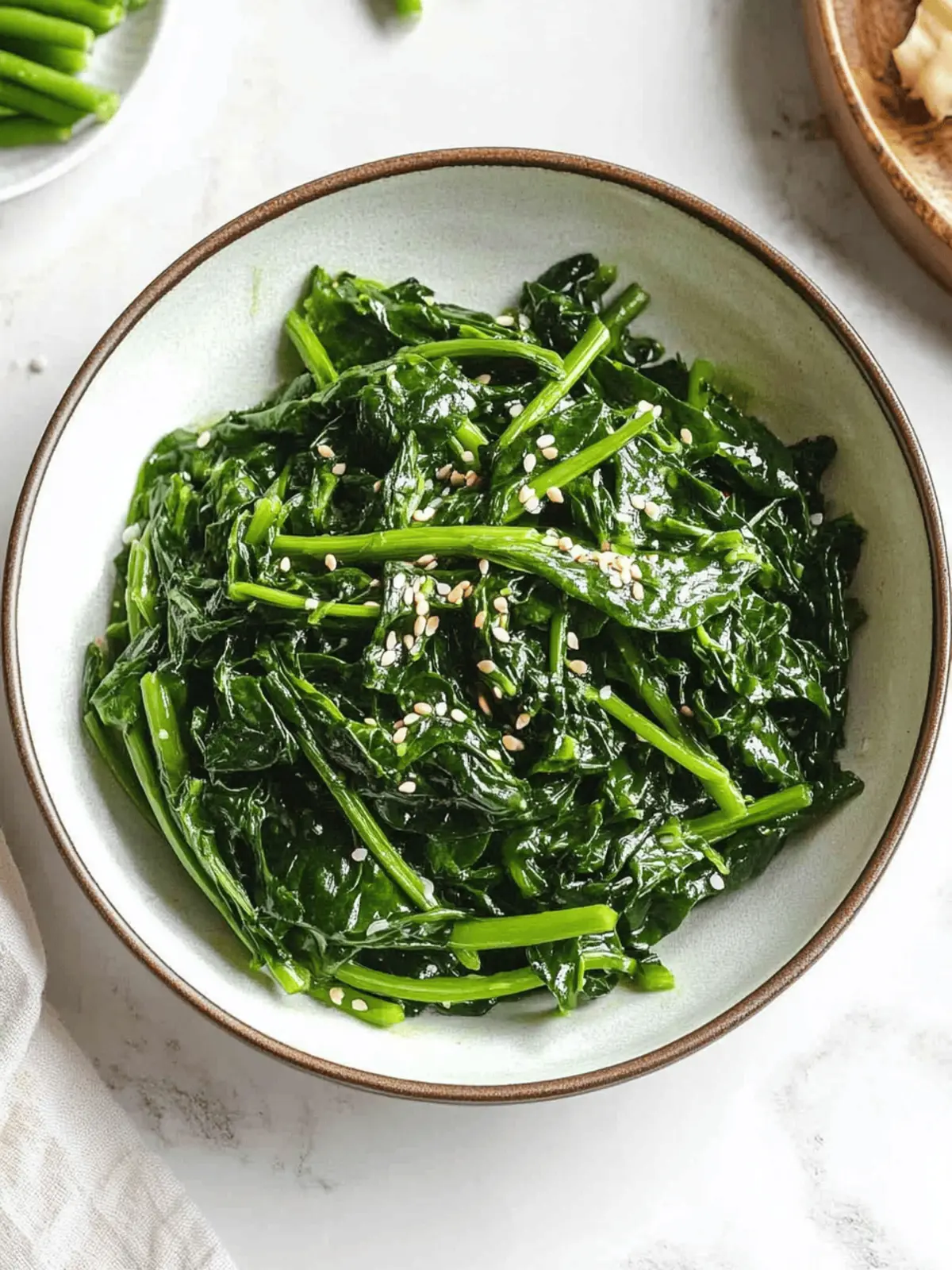 Korean Spinach Side Dish