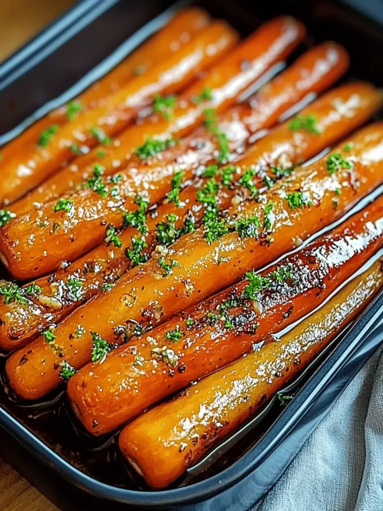 Maple Dijon Roasted Carrots