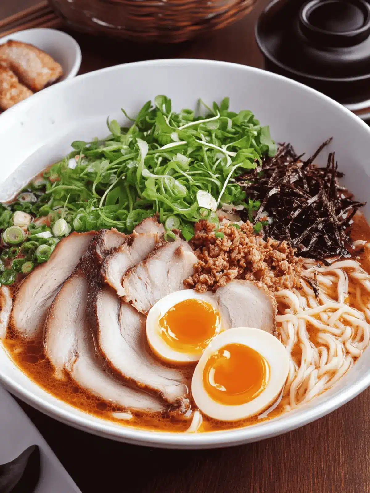 Delicious Japanese Tonkotsu Ramen: A Cozy Bowl of Umami 3 Japanese Tonkotsu Ramen