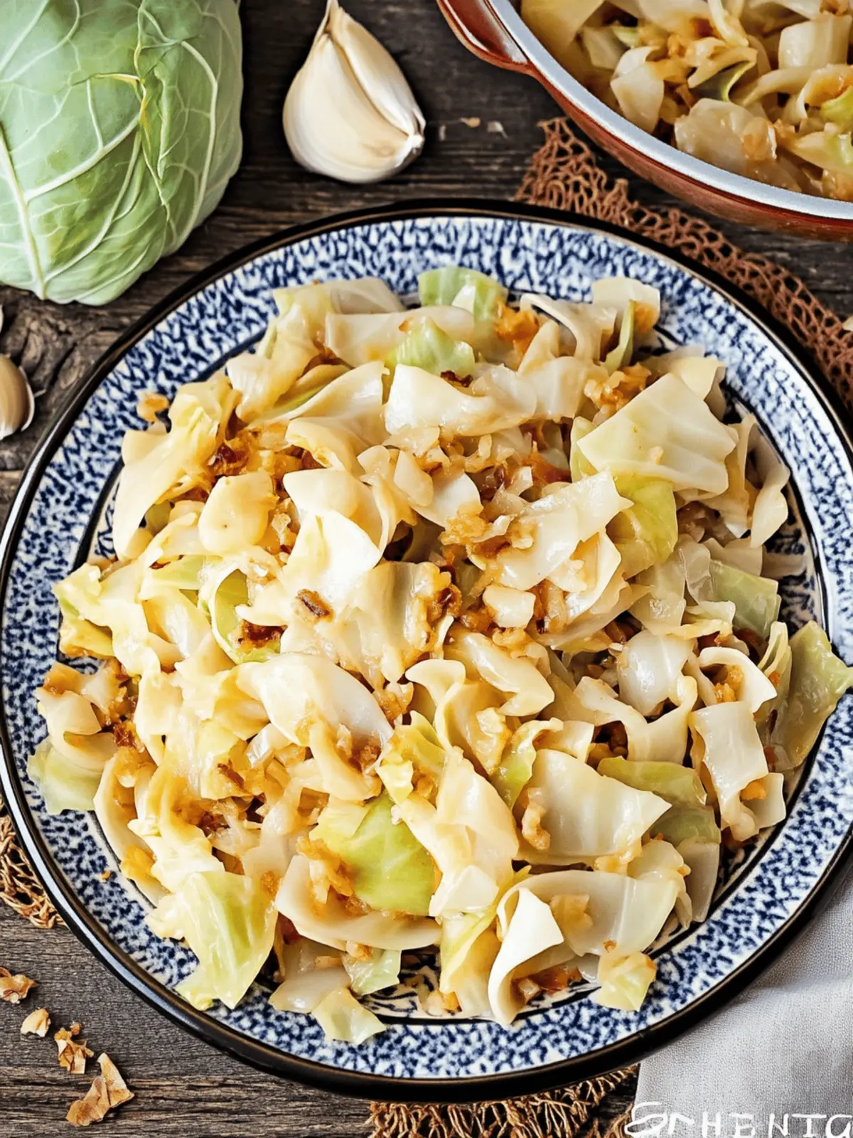 Fried Cabbage and Noodles