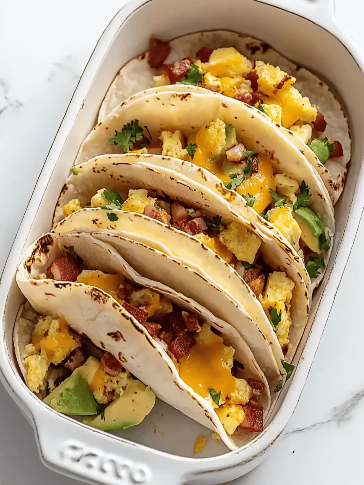 Baked Breakfast Tacos
