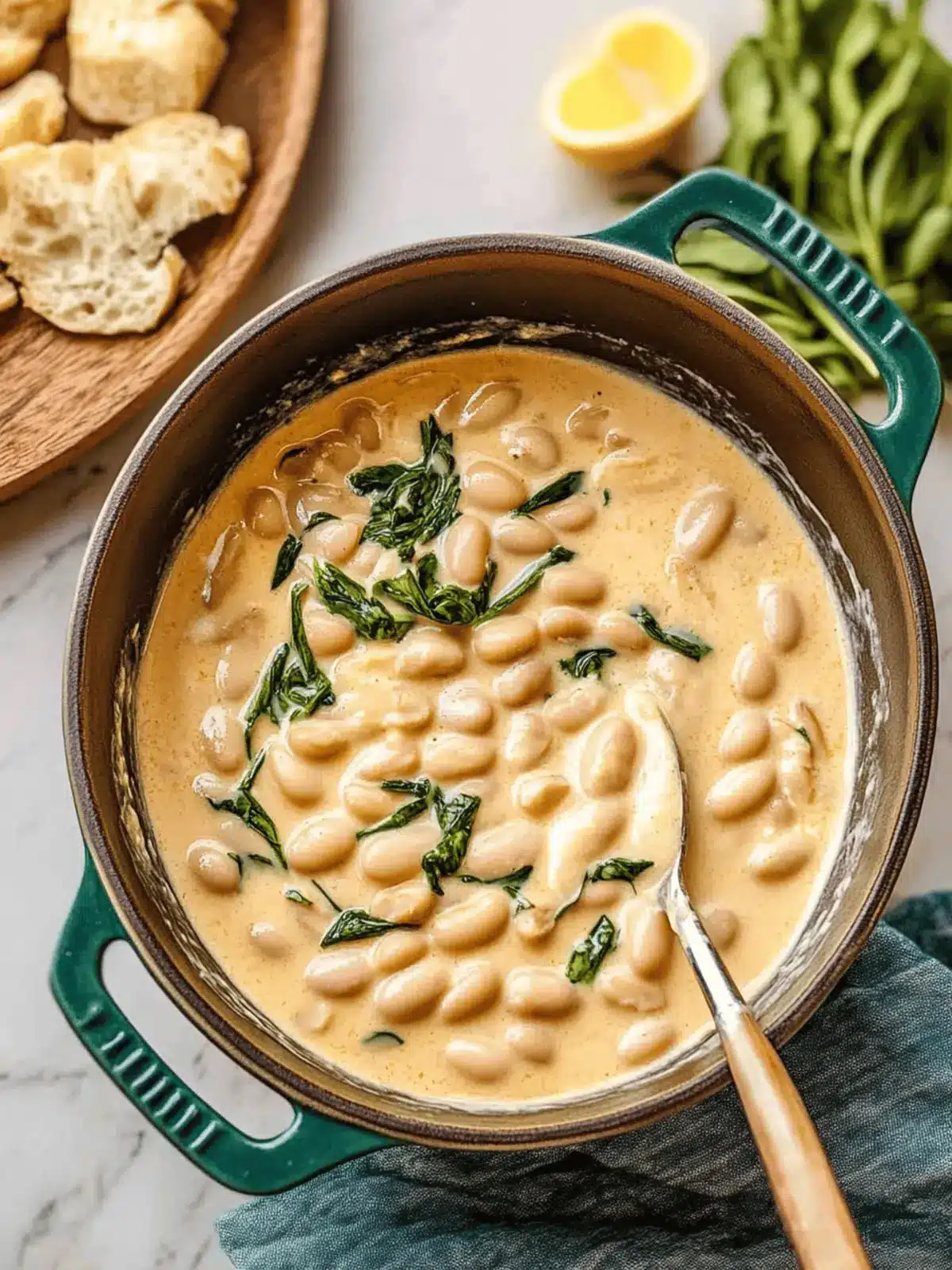 Creamy Miso Butter Beans