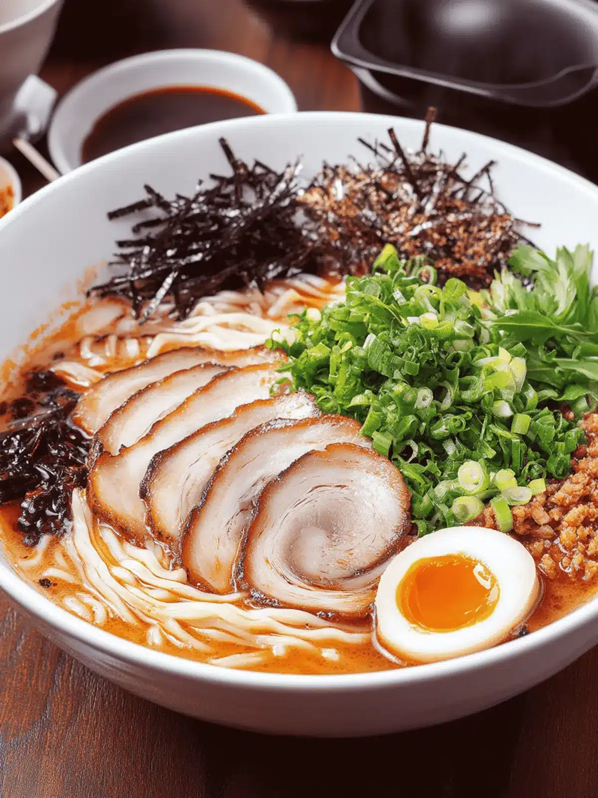 Delicious Japanese Tonkotsu Ramen: A Cozy Bowl of Umami 2 Japanese Tonkotsu Ramen