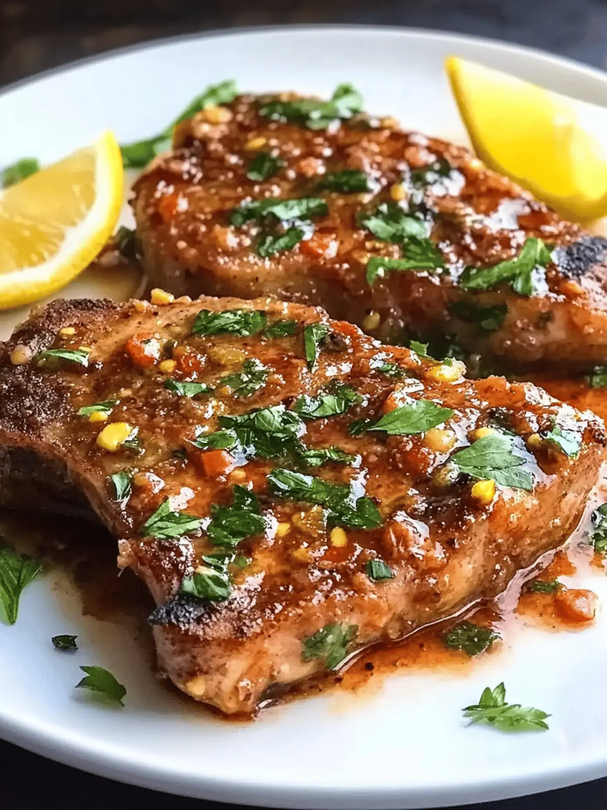 Sicilian Pork Chops