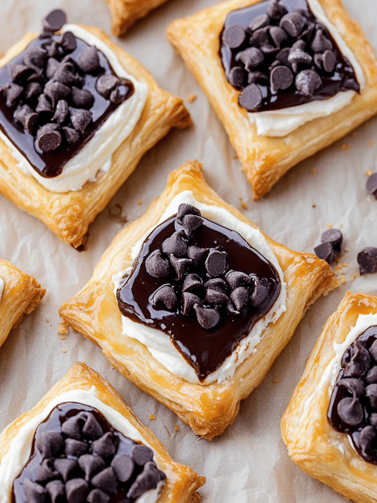 Chocolate Cream Cheese Danish