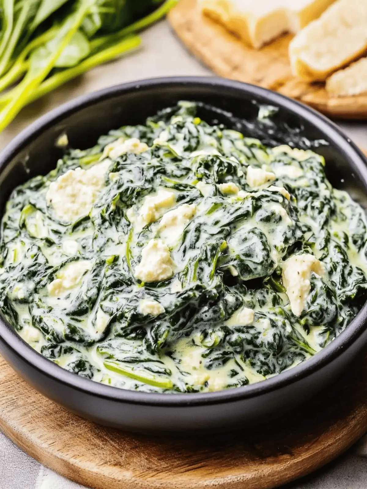 Creamed Spinach with Cream Cheese