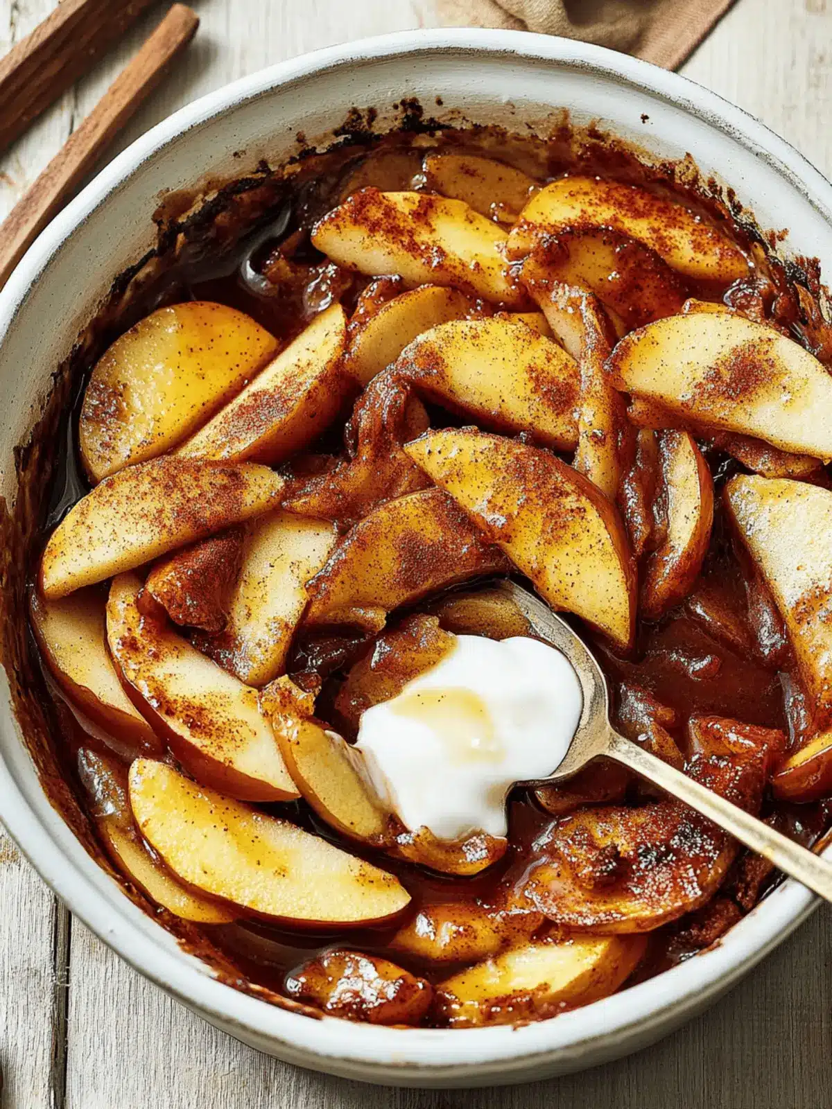 Baked Spiced Apple Slices