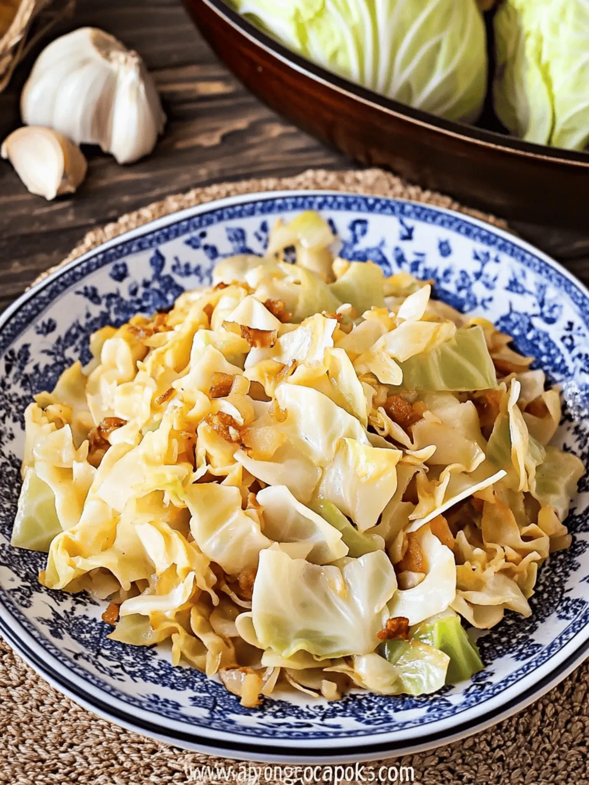 Fried Cabbage and Noodles