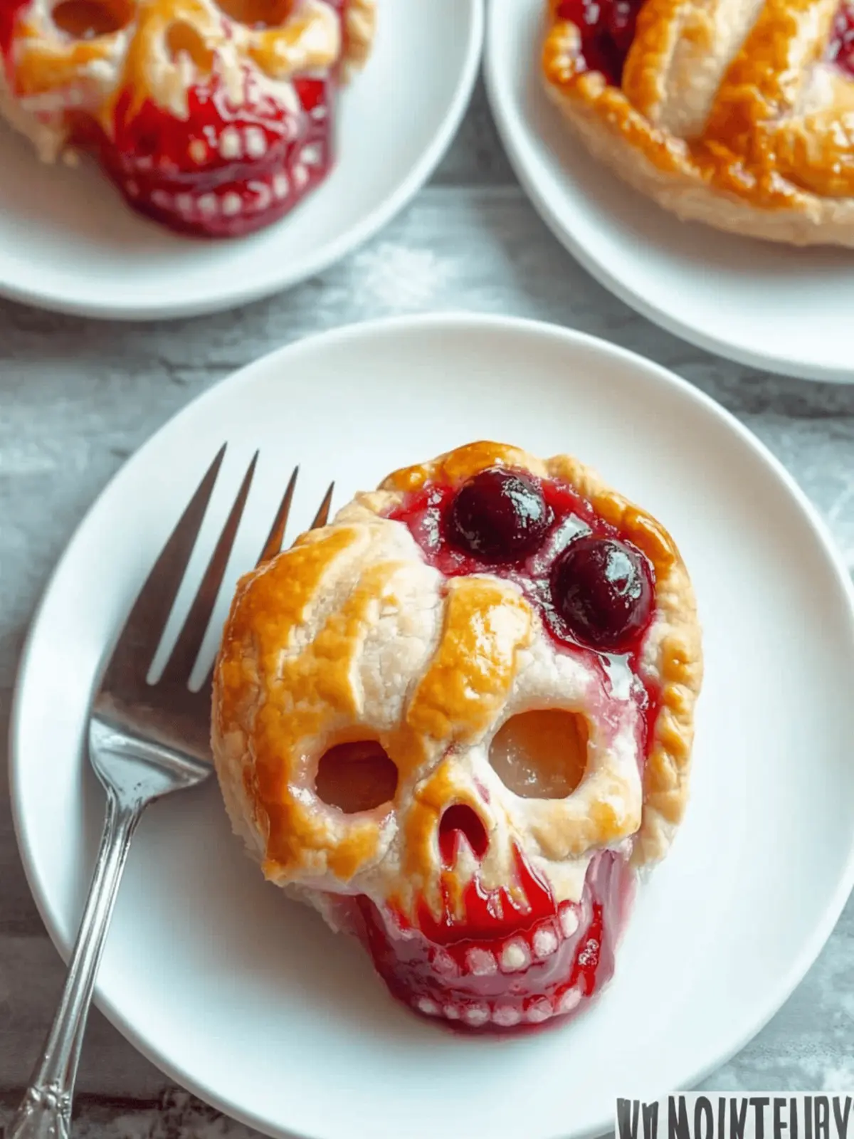 Skull Cherry Pies