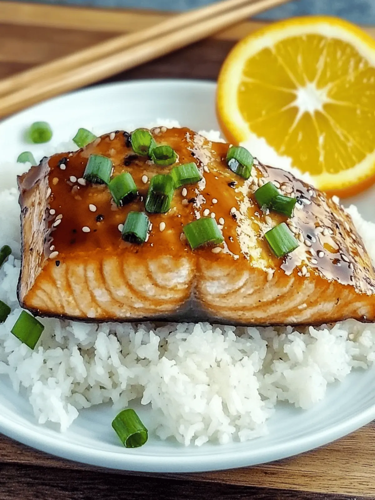 Orange Teriyaki Salmon