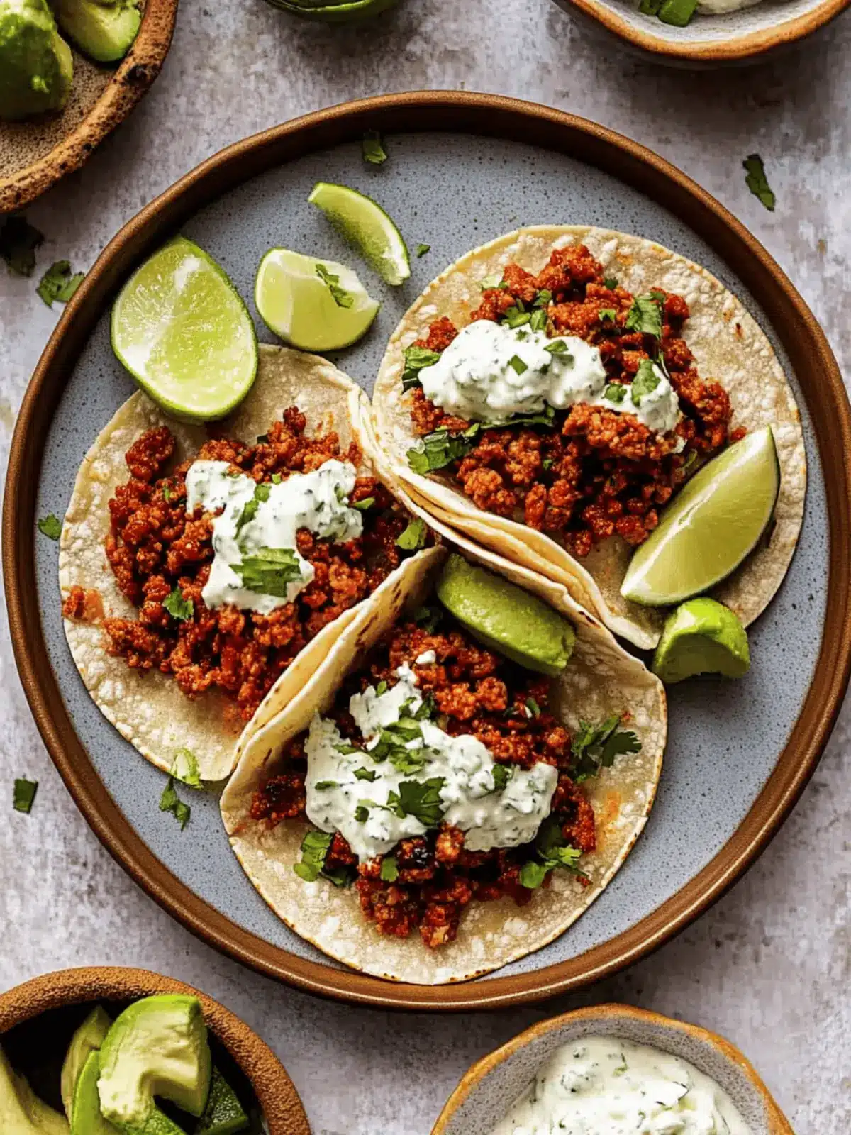Chorizo Tacos