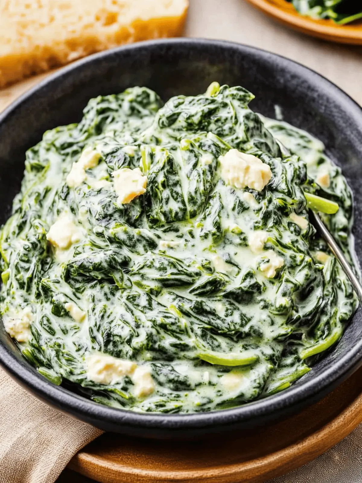 Creamed Spinach with Cream Cheese
