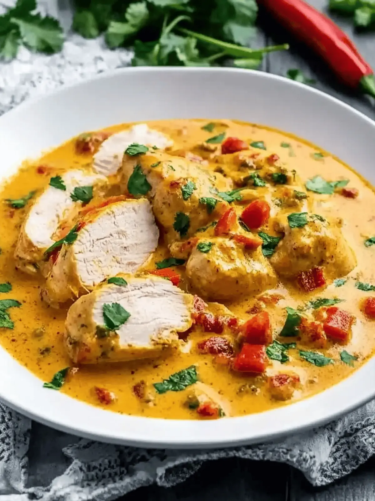 Spicy Brazilian Coconut Chicken
